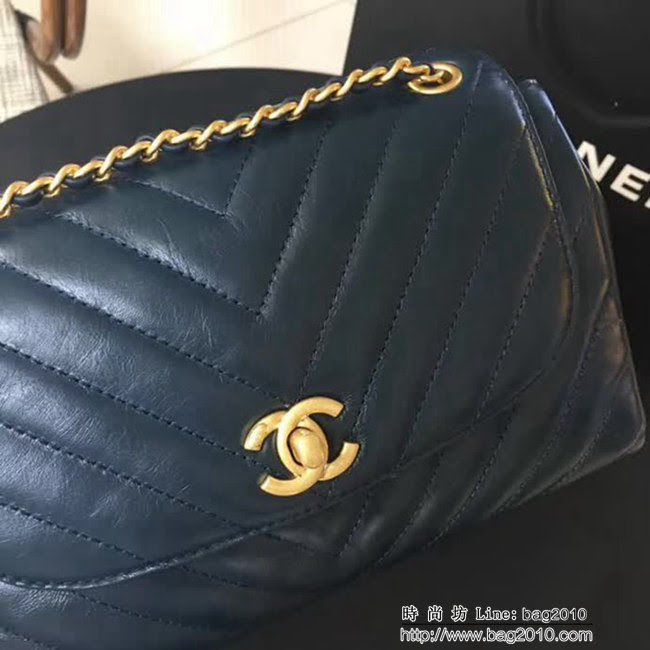 香奈兒CHANEL 57700 2018最新款爆款油臘皮鏈條包 DSC2023